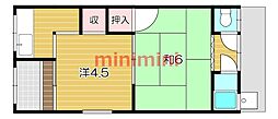 斎藤文化 2Kの間取図画像