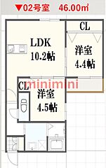物件の間取り