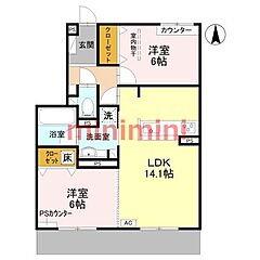 物件の間取り