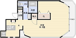 セブンフロアハイツ 1Kの間取図画像