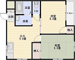 間取図画像 2DK