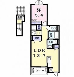 間取図画像 1LDK