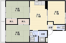 パレーシャル森田 2階/-