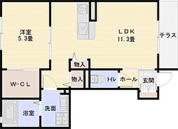 シャーメゾンリアン 1階/-