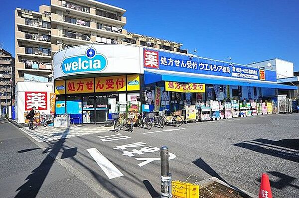 ウェルシア薬局葛飾亀有店 徒歩9分。 700m