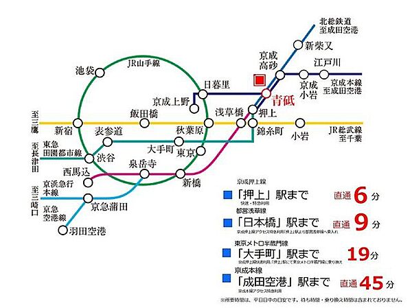 青砥駅 路線図