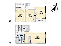 豊島区長崎6丁目 中古一戸建て 1LDKの間取り