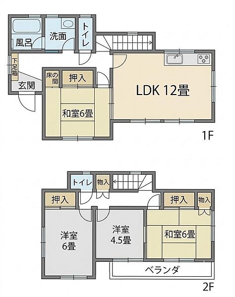 間取り：319000013464