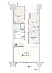 間取図画像 3LDK