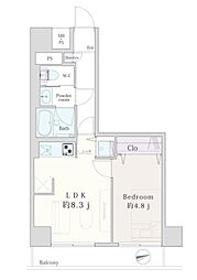 間取図画像 1LDK