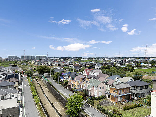 北東側バルコニーからの眺望