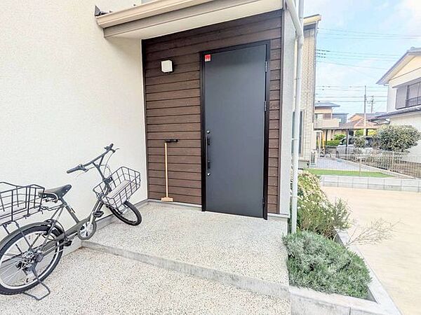 ダブルロックで安心の玄関