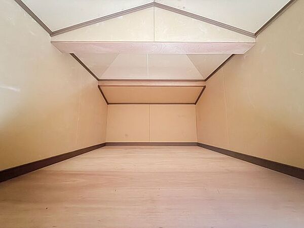 2階小屋裏収納。