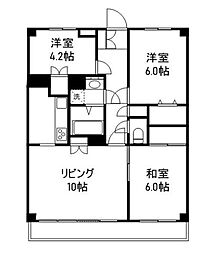 グラン・ドムール八千代台 3LDKの間取図画像