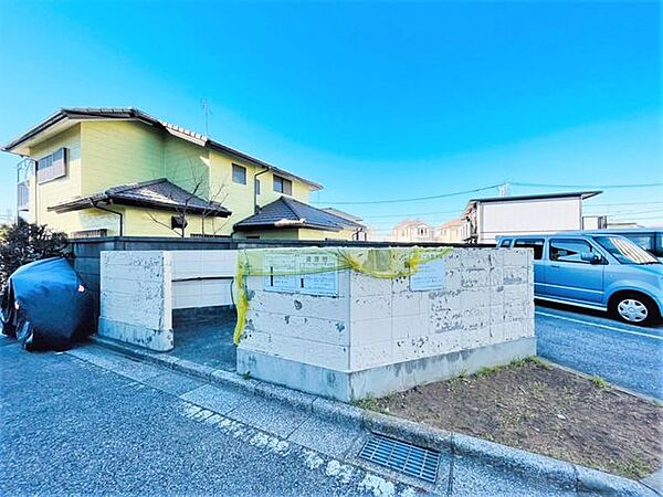 キレイに管理されているゴミ捨て場。