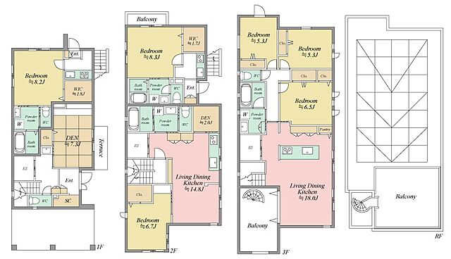 間取り 日野市日野本町2丁目