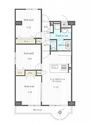 間取図画像 3LDK