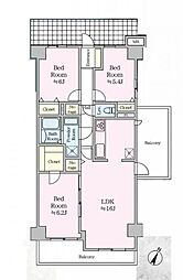 間取図画像 3LDK