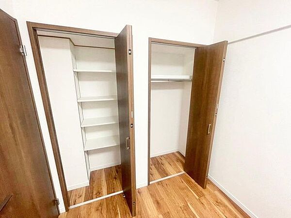 収納スペース充実！荷物もスッキリと片付きます