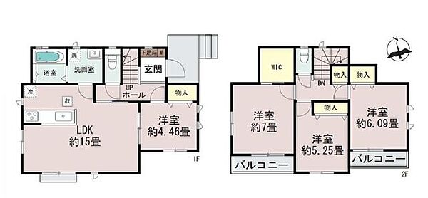 間取りを拡大表示
