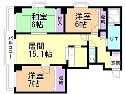 シャトー桜陽台 2階