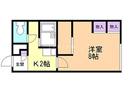 レオパレス　リブクローリス 2階