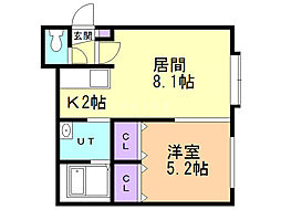ドミール奥沢 1階