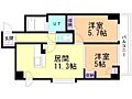 カマールよいち3階7.3万円