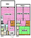 広島市安芸区矢野東6丁目 2階建 築32年のイメージ