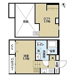 Ｌａ　ｆｅｓｔａ　（ラ・フェスタ） 1階ワンルームの間取り