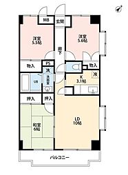 間取図画像 3LDK