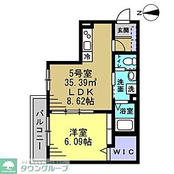 間取図画像 1LDK