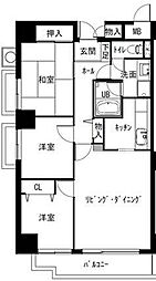 シティパーク津田沼 3LDKの間取図画像