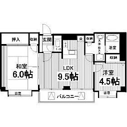 パークコート100 2LDKの間取図画像