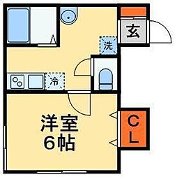 IDEALHOUSE 1Kの間取図画像