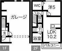 Free stage I 1LDKの間取図画像