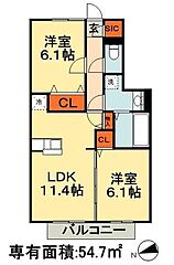 物件の間取り