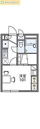 レオパレスアンセストラル 1Kの間取図画像