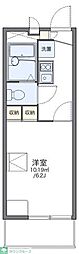 レオパレスニュー千葉ハイツB 1Kの間取図画像