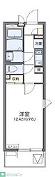レオネクストアローマ稲毛 1Kの間取図画像