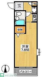 ジョイフル津田沼3 1Kの間取図画像