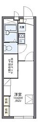 レオパレスフリーダム 1Kの間取図画像