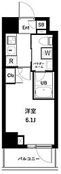 船橋市西船6丁目マンション 1Kの間取図画像
