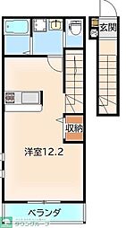 (仮称)桜木北2丁目共同住宅 ワンルームの間取図画像