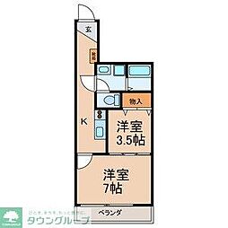 CasaCarrera 2Kの間取図画像