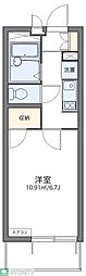 レオパレスフジニューコート 1Kの間取図画像