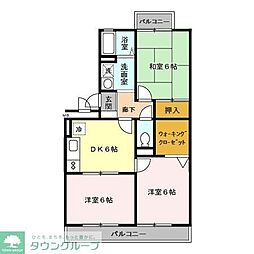ドゥリーム・I・S 3DKの間取図画像