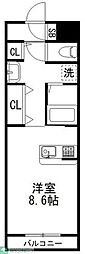 プルミエ ワンルームの間取図画像