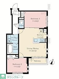 TH-Maison習志野台 2LDKの間取図画像