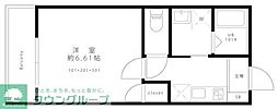 Good Residence新検見川 1Kの間取図画像